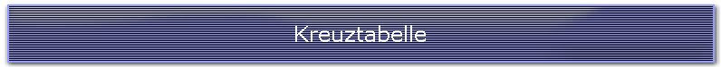 Kreuztabelle